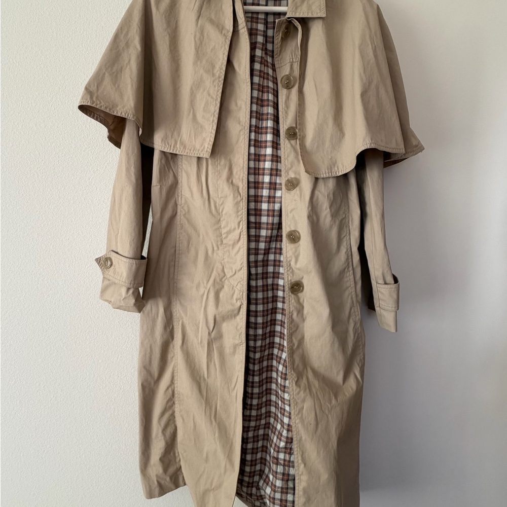 Acne Studios Trench Coat with cape details